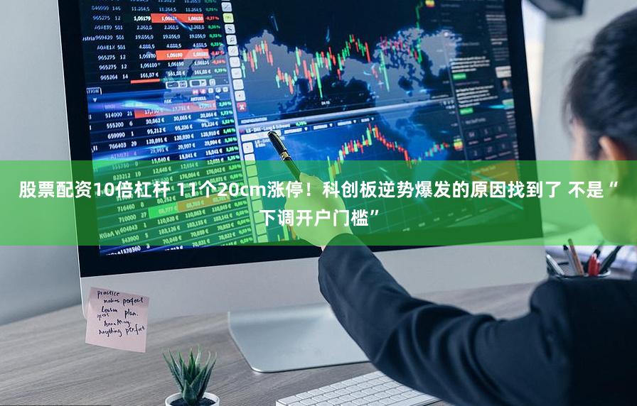 股票配资10倍杠杆 11个20cm涨停！科创板逆势爆发的原因找到了 不是“下调开户门槛”